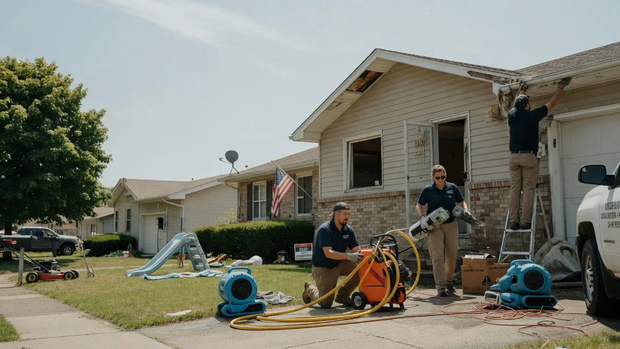 Water Damage Restoration in East China, MI near me
